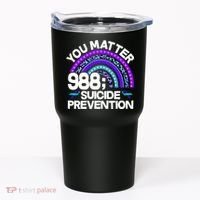 You Matter 988 Semicolon Suicide Prevention Tumbler thumb 0
