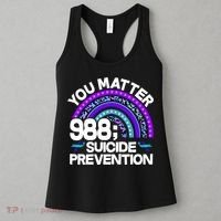 You Matter 988 Semicolon Suicide Prevention Women's Tank Top thumb 3