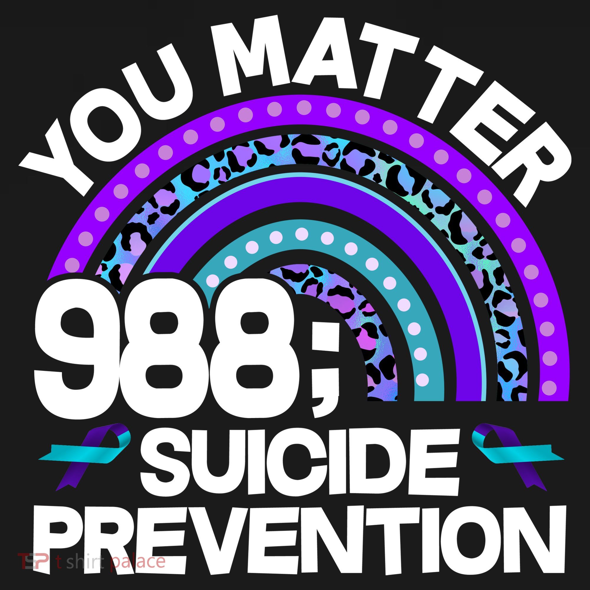 You Matter 988 Semicolon Suicide Prevention Baby Bodysuit