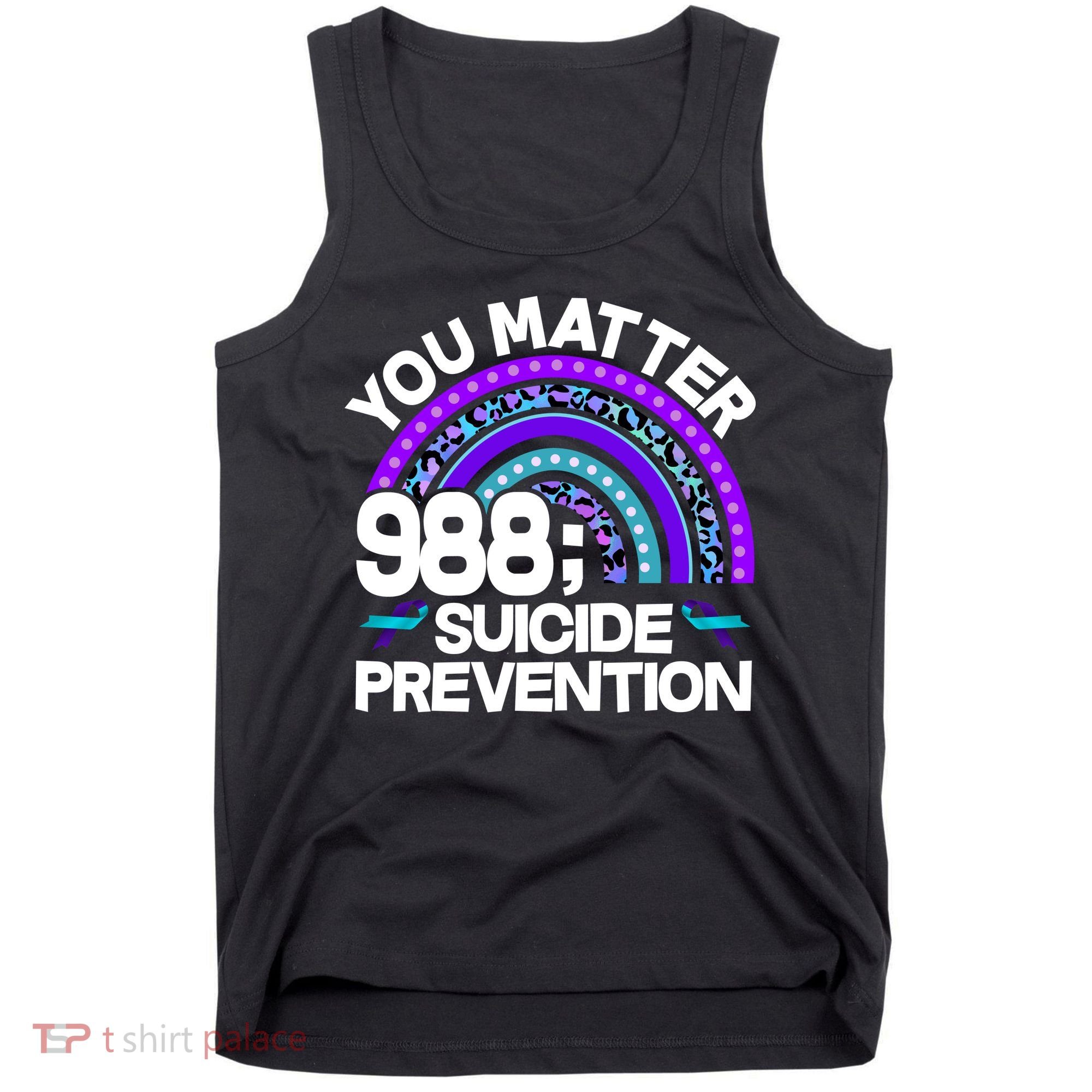 You Matter 988 Semicolon Suicide Prevention Tank Top