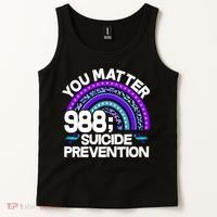 You Matter 988 Semicolon Suicide Prevention Tank Top thumb 2
