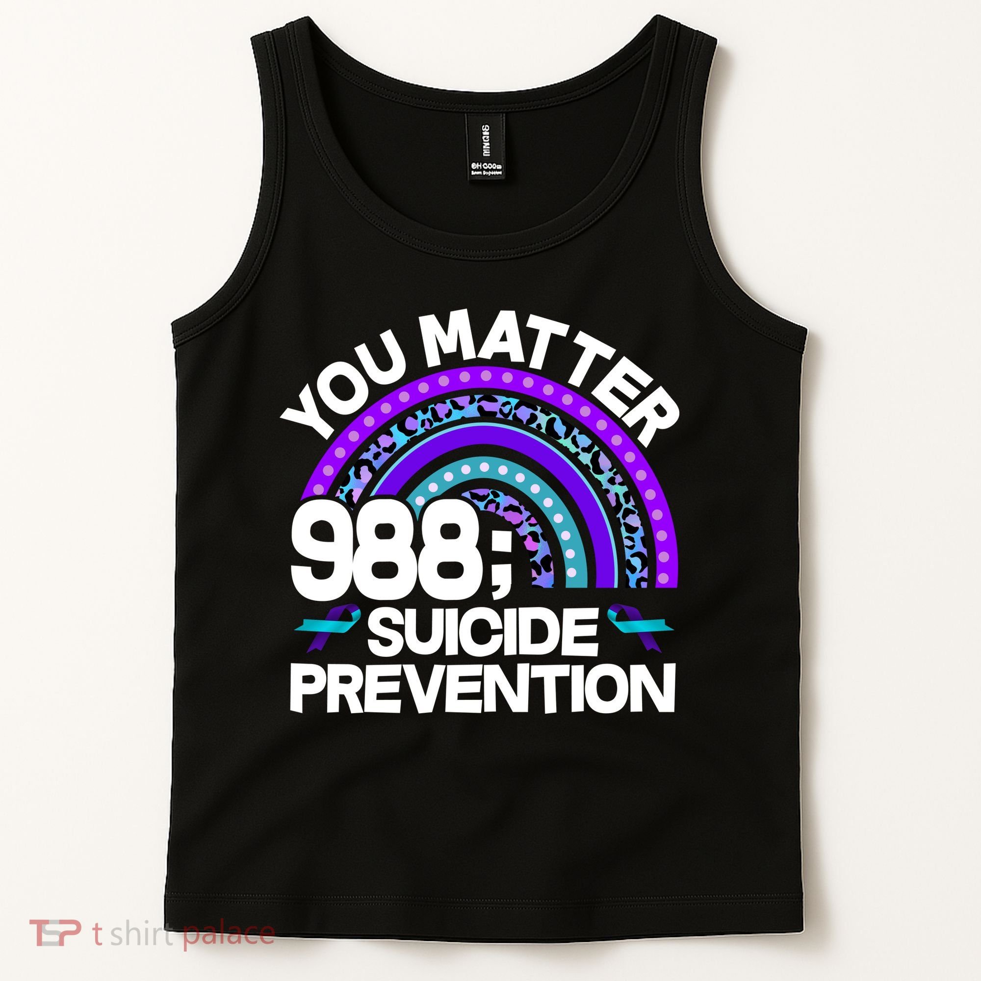 You Matter 988 Semicolon Suicide Prevention Tank Top