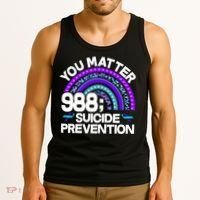You Matter 988 Semicolon Suicide Prevention Tank Top thumb 3