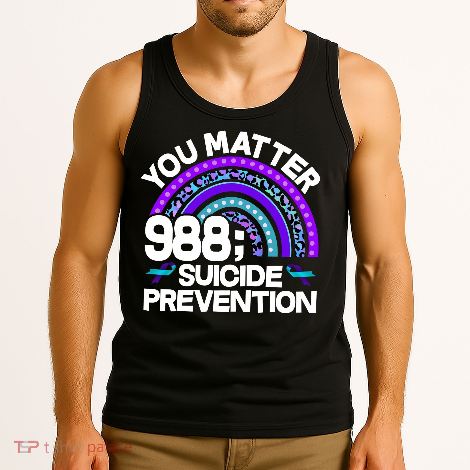 You Matter 988 Semicolon Suicide Prevention Tank Top