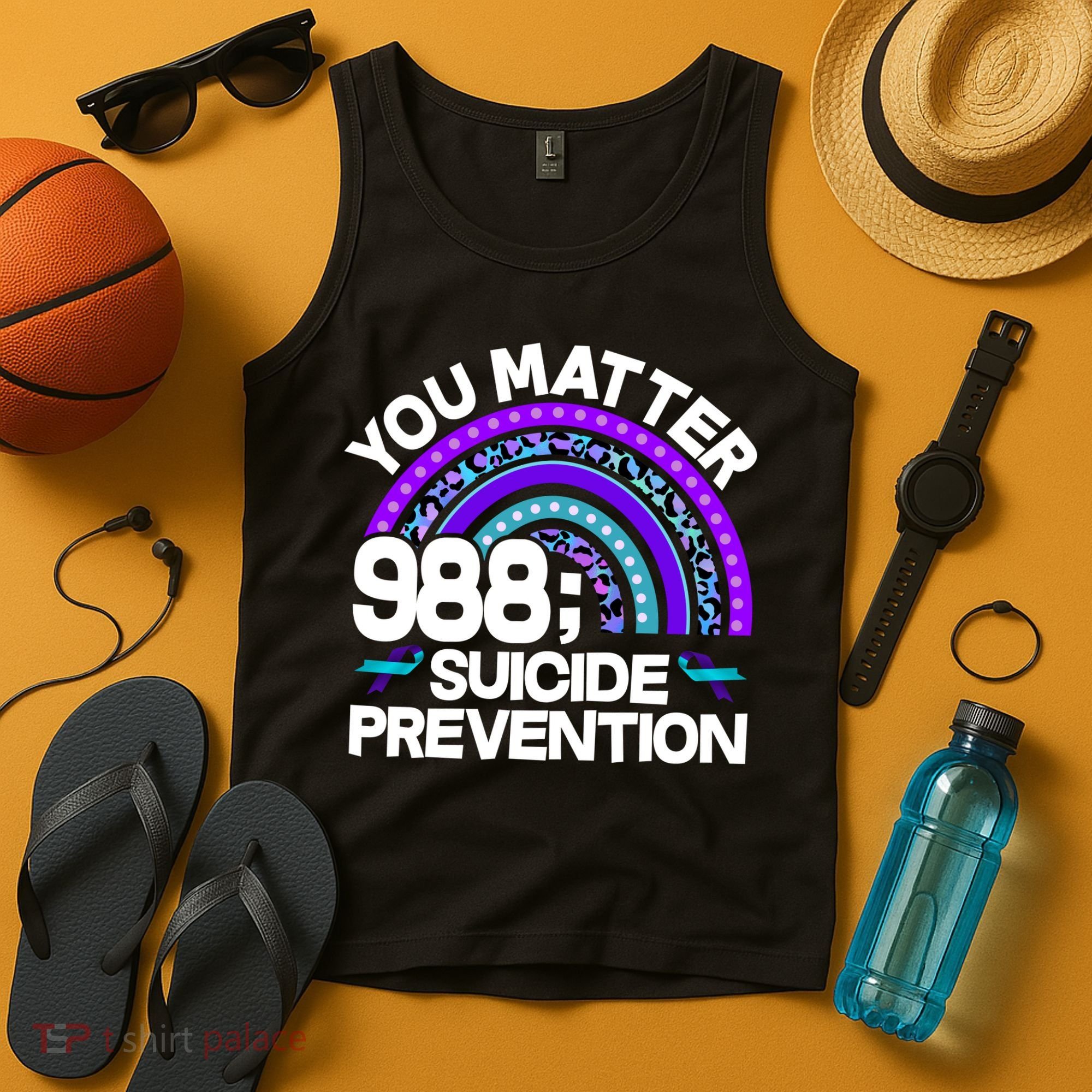 You Matter 988 Semicolon Suicide Prevention Tank Top