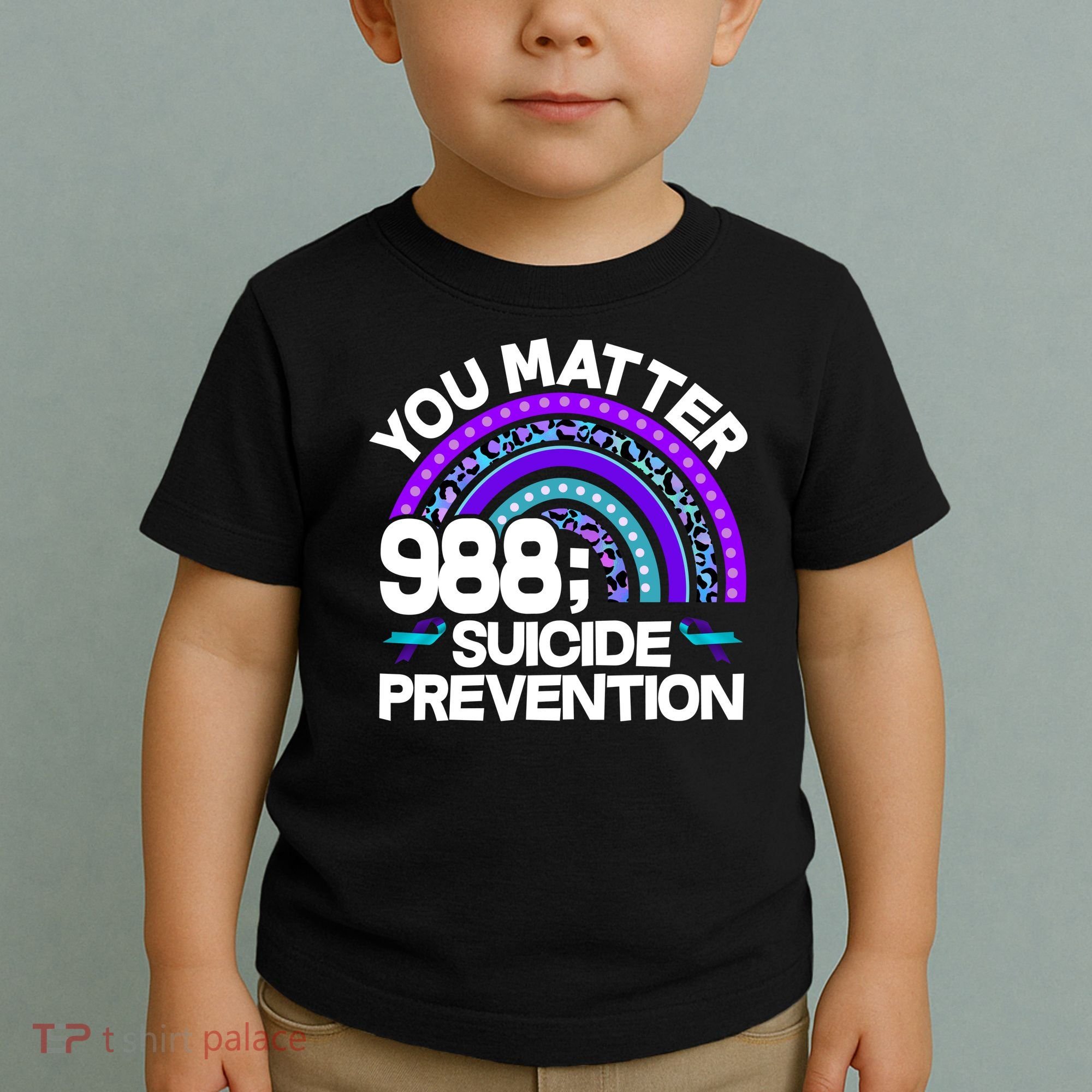 You Matter 988 Semicolon Suicide Prevention Toddler T-Shirt