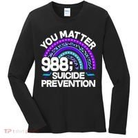 You Matter 988 Semicolon Suicide Prevention Women's Long Sleeve Shirt thumb 0