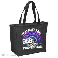 You Matter 988 Semicolon Suicide Prevention Tote Bag thumb 2