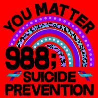 You Matter 988 Semicolon Suicide Prevention Santa Hat thumb 1