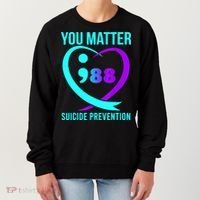 You Matter 988 Suicide Prevention Awareneess Women's Sweatshirt thumb 0