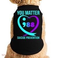 You Matter 988 Suicide Prevention Awareneess Doggie Tank thumb 0