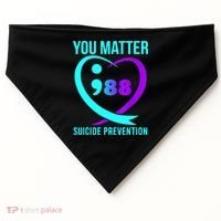 You Matter 988 Suicide Prevention Awareneess USA-Made Doggie Bandana thumb 0