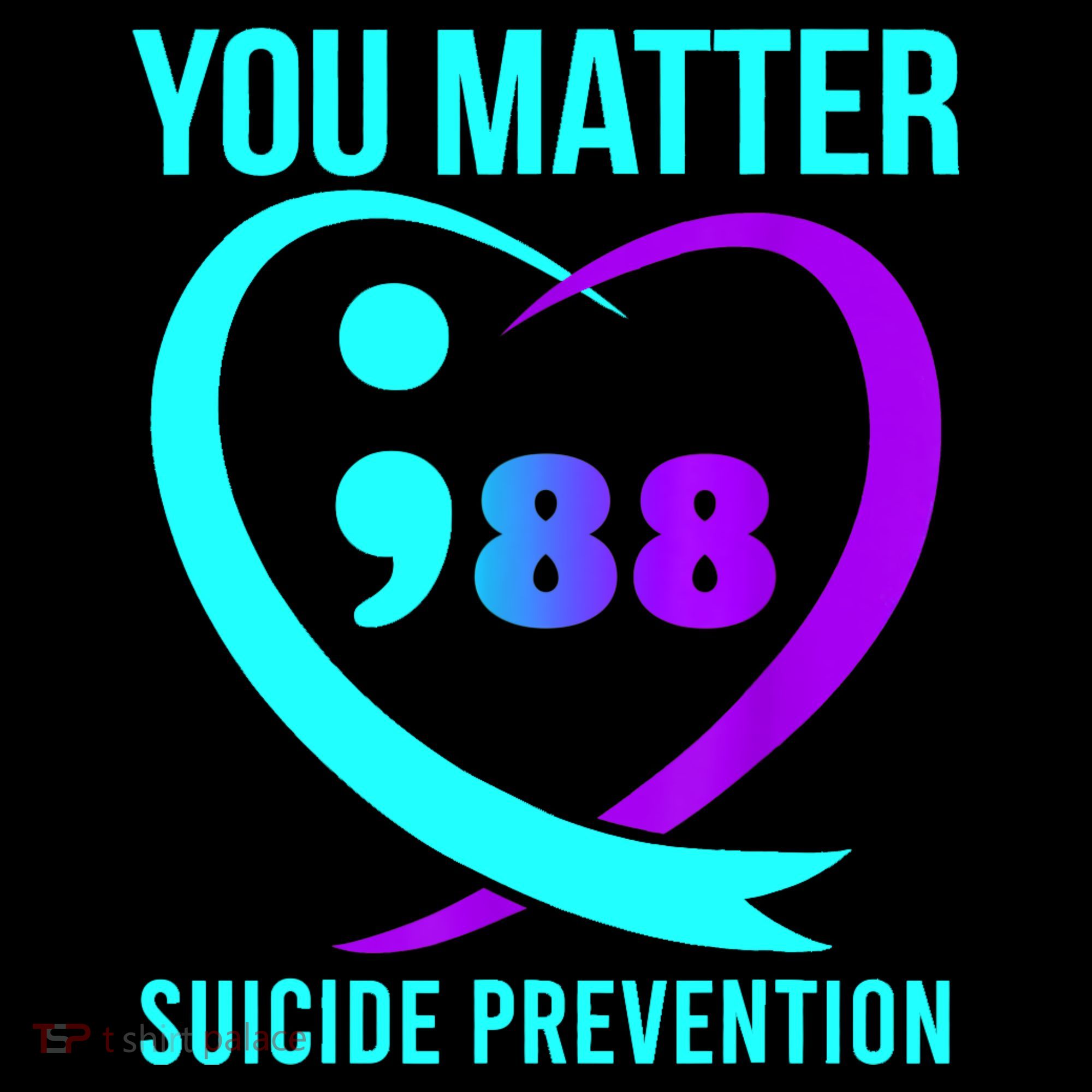 You Matter 988 Suicide Prevention Awareneess Women's Hoodie