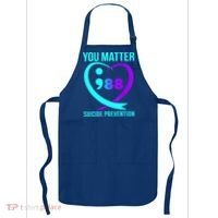 You Matter 988 Suicide Prevention Awareneess Apron thumb 0