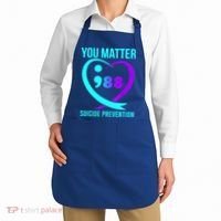 You Matter 988 Suicide Prevention Awareneess Apron thumb 2