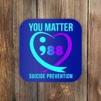 You Matter 988 Suicide Prevention Awareneess Coaster thumb 0