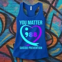 You Matter 988 Suicide Prevention Awareneess Women's Tank Top thumb 3