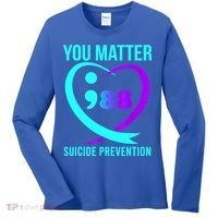 You Matter 988 Suicide Prevention Awareneess Women's Long Sleeve Shirt thumb 0