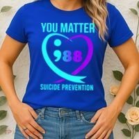 You Matter 988 Suicide Prevention Awareneess Women's T-Shirt thumb 2