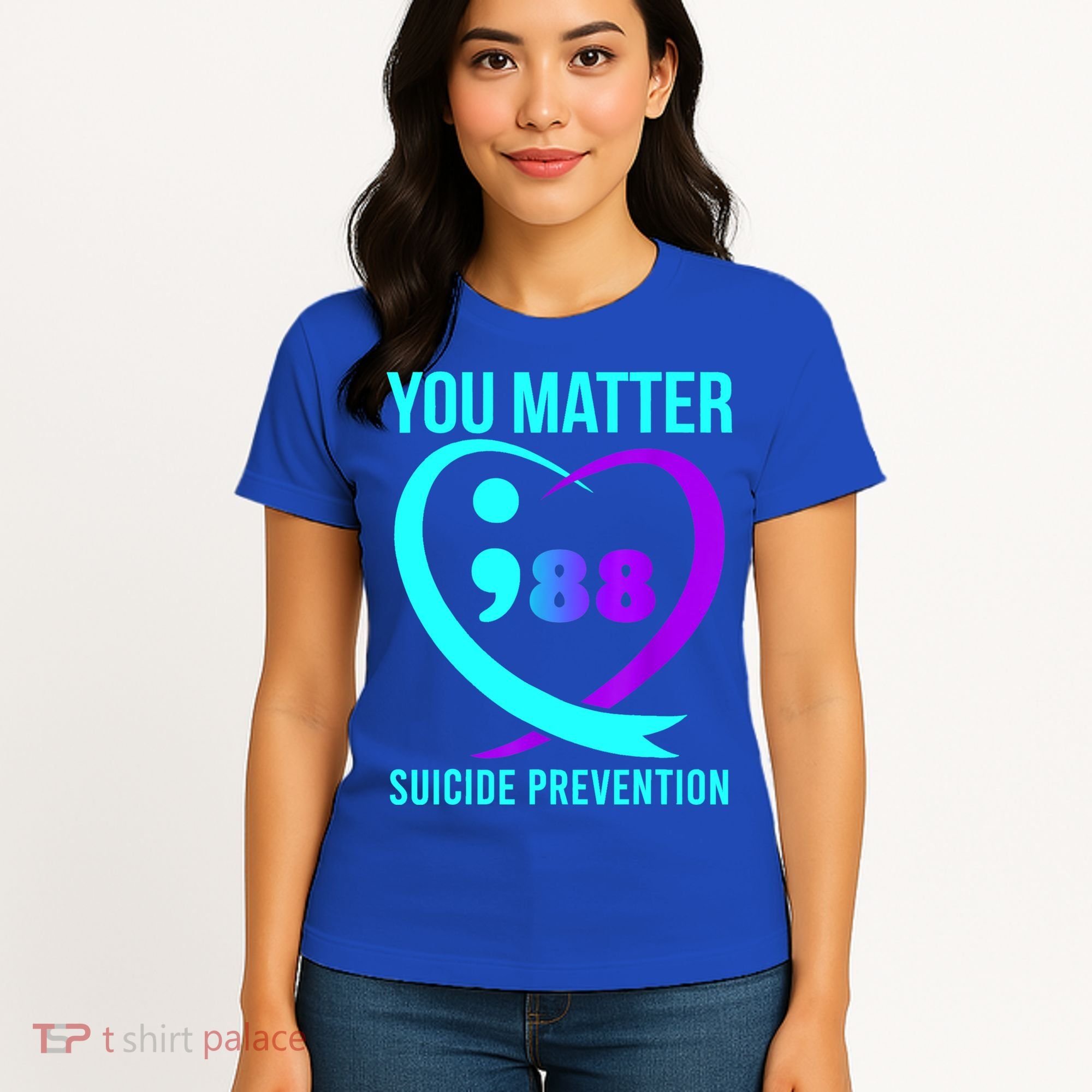 You Matter 988 Suicide Prevention Awareneess Women's T-Shirt