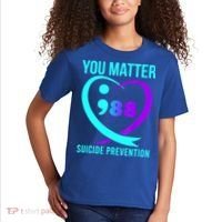 You Matter 988 Suicide Prevention Awareneess Kids T-Shirt thumb 2