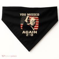 You Missed Again USA-Made Doggie Bandana thumb 0