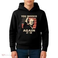 You Missed Again Kids Hoodie thumb 4
