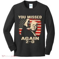 You Missed Again Kids Long Sleeve Shirt thumb 0