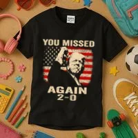 You Missed Again Kids T-Shirt thumb 3