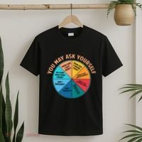 You May Ask Yourself Once In A Lifetime Pie Chart T-Shirt thumb 2