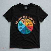 You May Ask Yourself Once In A Lifetime Pie Chart T-Shirt thumb 5