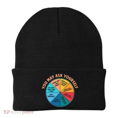 You May Ask Yourself Once In A Lifetime Pie Chart Beanie