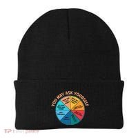 You May Ask Yourself Once In A Lifetime Pie Chart Beanie thumb 0