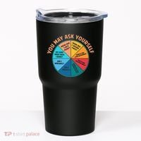 You May Ask Yourself Once In A Lifetime Pie Chart Tumbler thumb 0
