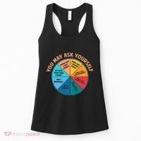You May Ask Yourself Once In A Lifetime Pie Chart Women's Tank Top thumb 0
