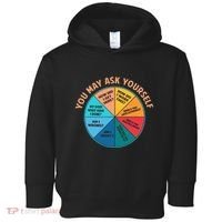 You May Ask Yourself Once In A Lifetime Pie Chart Toddler Hoodie thumb 0