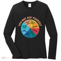 You May Ask Yourself Once In A Lifetime Pie Chart Women's Long Sleeve Shirt thumb 0