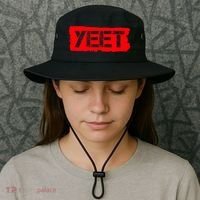 Yeet Meme Army Stamp Style Bucket Hat thumb 3