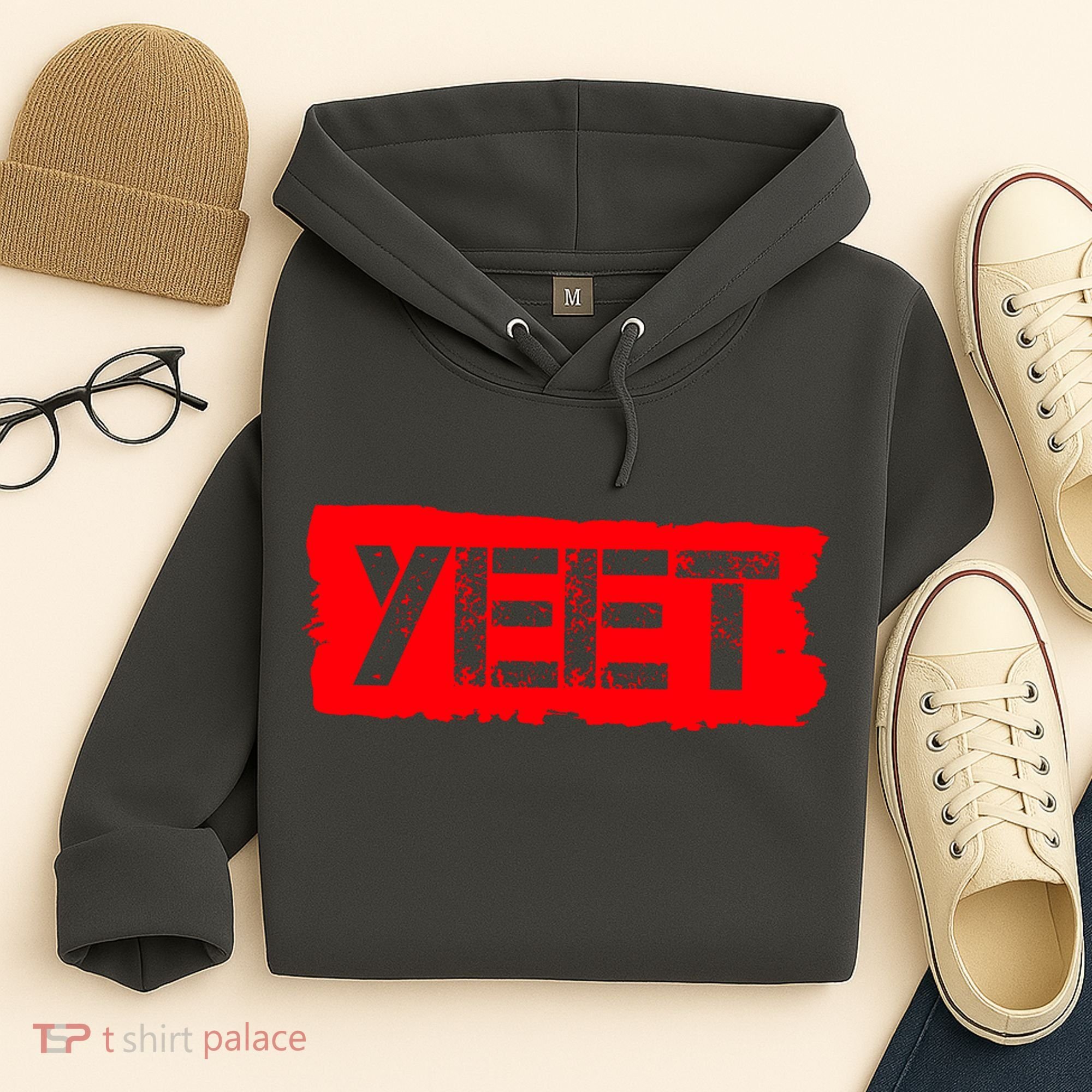 Yeet Meme Army Stamp Style Hoodie