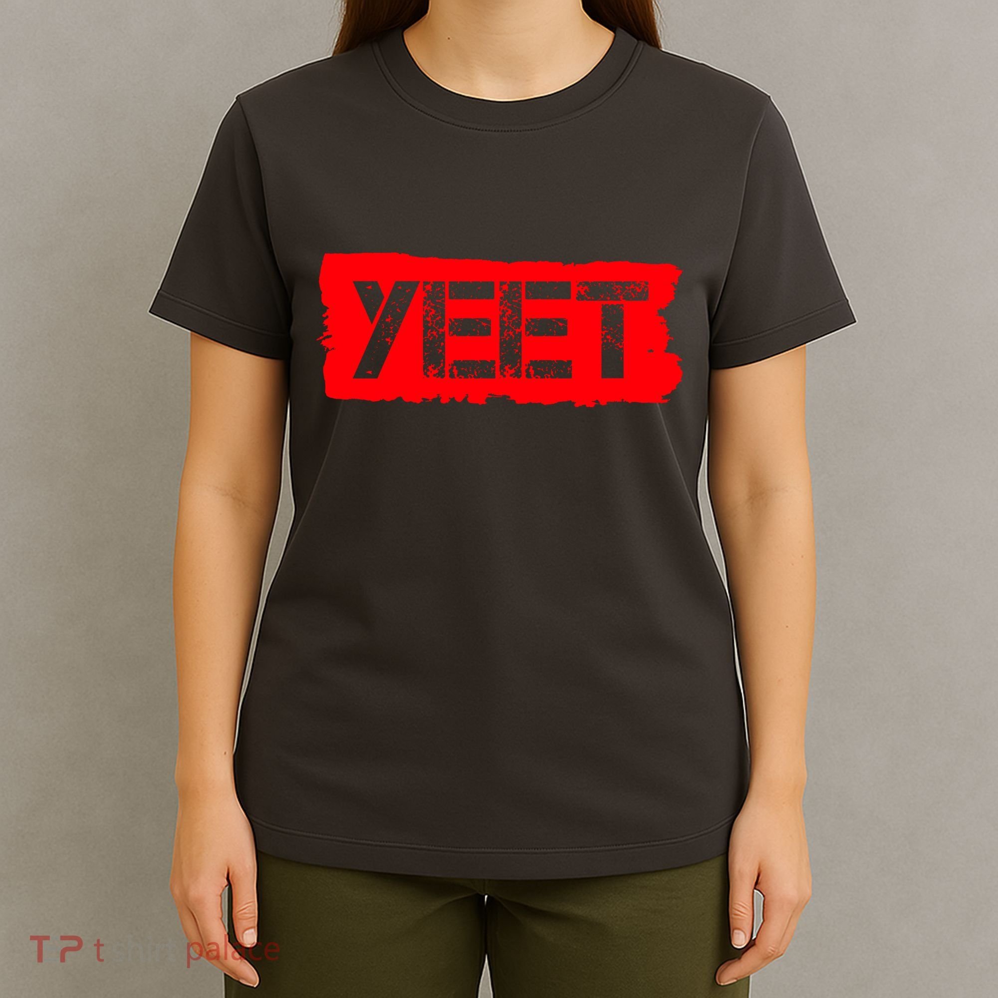 Yeet Meme Army Stamp Style T-Shirt