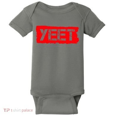 Yeet Meme Army Stamp Style Baby Bodysuit
