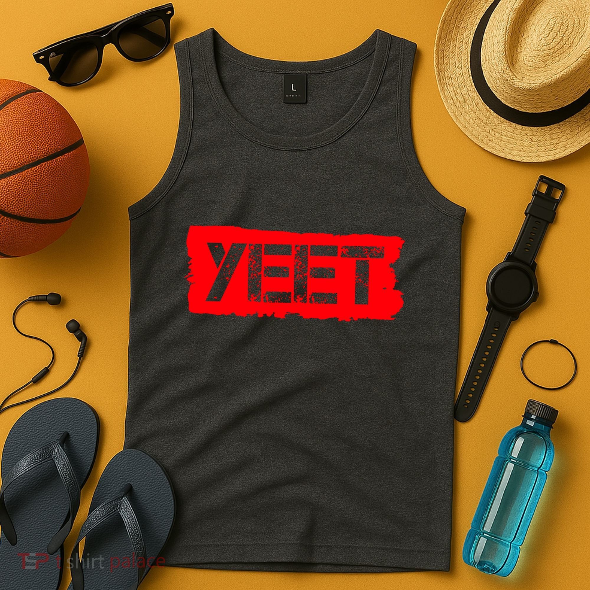 Yeet Meme Army Stamp Style Tank Top