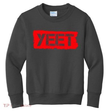 Yeet Meme Army Stamp Style Kids Sweatshirt