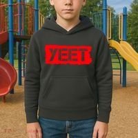 Yeet Meme Army Stamp Style Kids Hoodie thumb 2