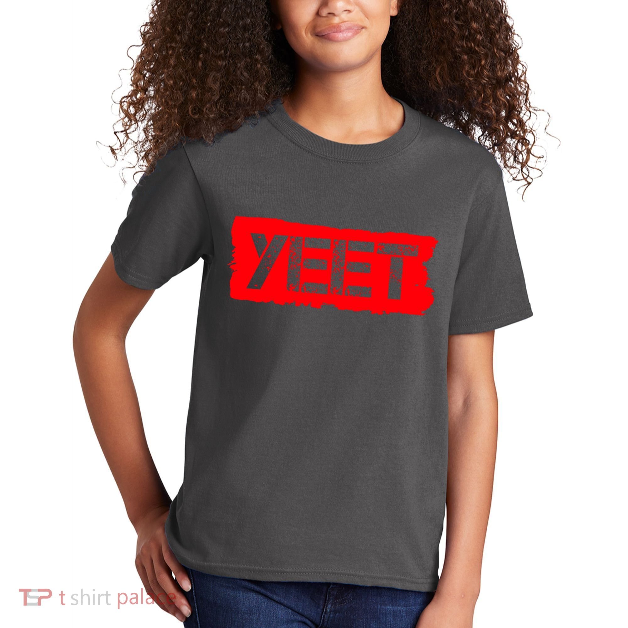Yeet Meme Army Stamp Style Kids T-Shirt