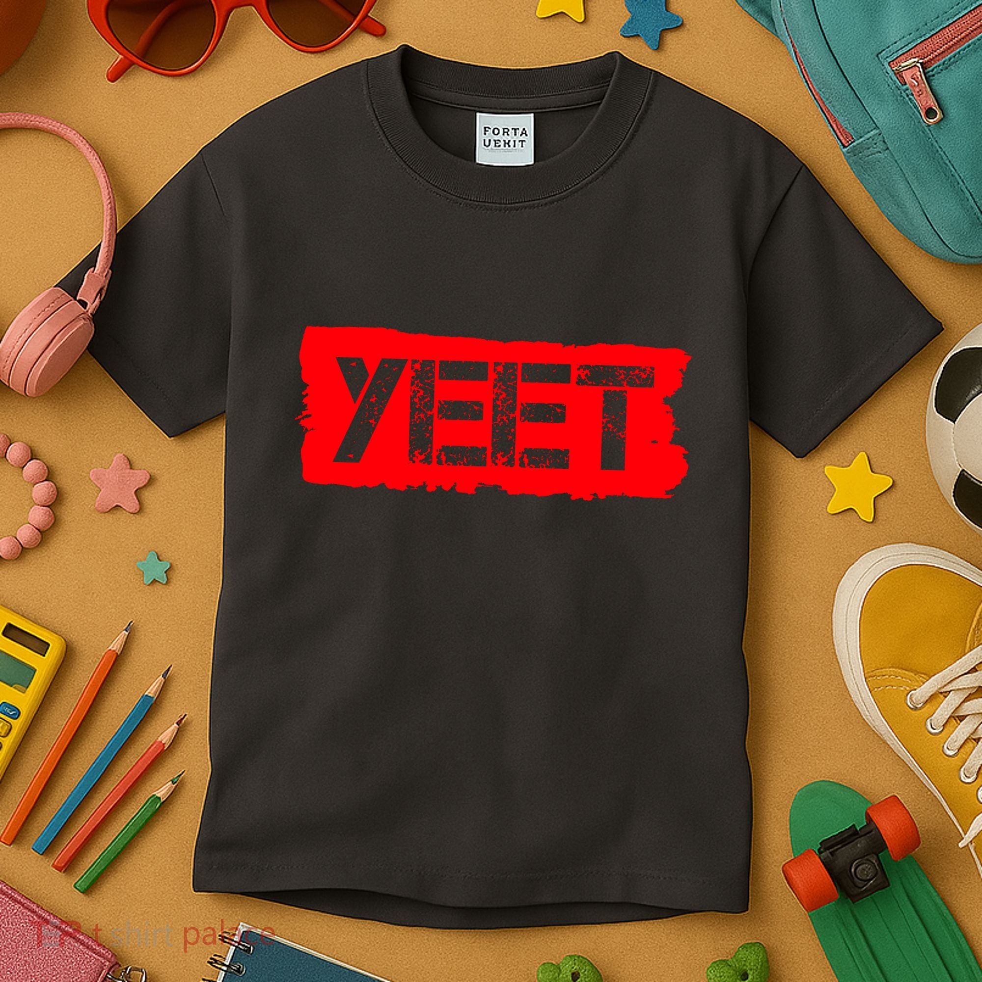 Yeet Meme Army Stamp Style Kids T-Shirt