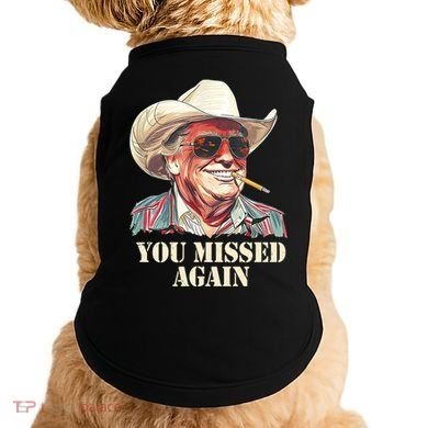 You Missed Again Trump Doggie Tank