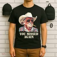 You Missed Again Trump T-Shirt thumb 6