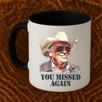 You Missed Again Trump Coffee Mug thumb 2