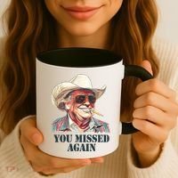 You Missed Again Trump Coffee Mug thumb 3